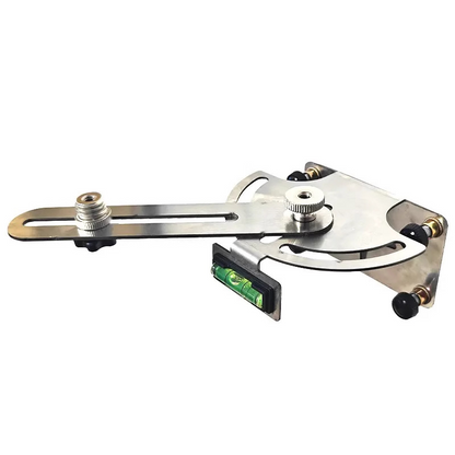 Base livellatrice laser con braccio oscillante girevole