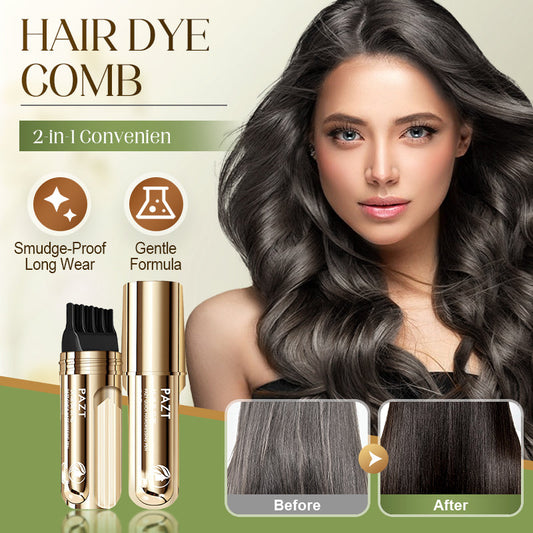 Pettine 2 in 1 per tinture per capelli comodo per capelli grigi
