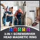 Anello magnetico con testa cacciavite 3 in 1