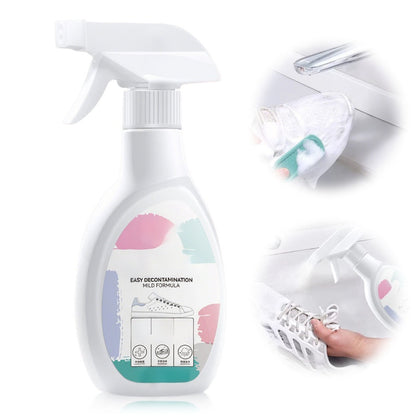Spray portatile per la pulizia rapida delle scarpe bianche