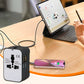 Adattatore universale doppio USB 2.1A Bison202 – Adattatore universale per prese elettriche in tutto il mondo