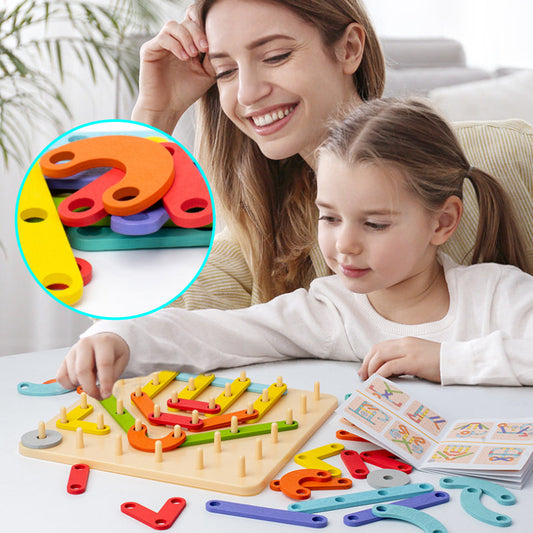 🔥Ultimi due giorni: sconto del 50%🔥Montessori-Steckbrettpuzzle