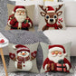 Festive Christmas Character Pillow Cover