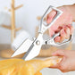 ✨ FORBICI DA CUCINA MULTIUSO - Taglia Ossa, Apri Confezioni e Schiaccianoci, Design Ergonomico e Lavabile 🍗🔧