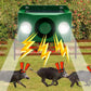 Allarme repellente per animali a energia solare con luci lampeggianti brillanti