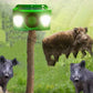 Allarme repellente per animali a energia solare con luci lampeggianti brillanti