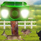 Allarme repellente per animali a energia solare con luci lampeggianti brillanti
