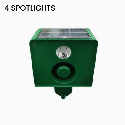 Allarme repellente per animali a energia solare con luci lampeggianti brillanti