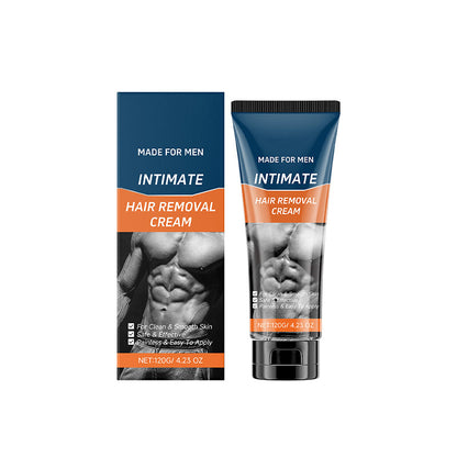 Crema depilatoria per la zona intima maschile