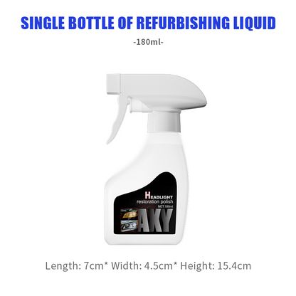 Spray per il ripristino dei fari
