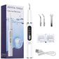Rimuovi placca, set per la pulizia dentale, rimuovi tartaro con illuminazione a LED e 5 impostazioni, pulitore per protesi dentarie ricaricabile con accessori di ricambio e strumenti di pulizia extra, irrigatore orale per uso domestico, pulizia dentale