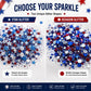 4th of July Glitter Stick – Multi-Use Face, Body & Hair Glitter for Festivals & Patriotic Celebrations