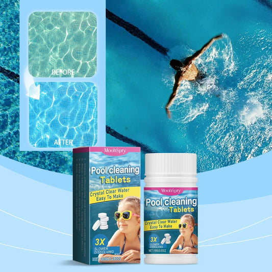 Pastiglie per la pulizia della piscina per un'acqua cristallina