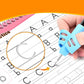 Set di quaderni per esercitarsi nella scrittura con scanalature magiche